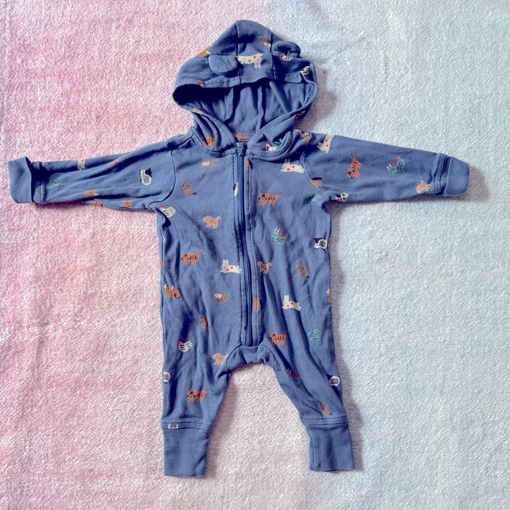 Tea Collection Baby Boys Bodysuit/Romper Lot - Size 0-3 Months